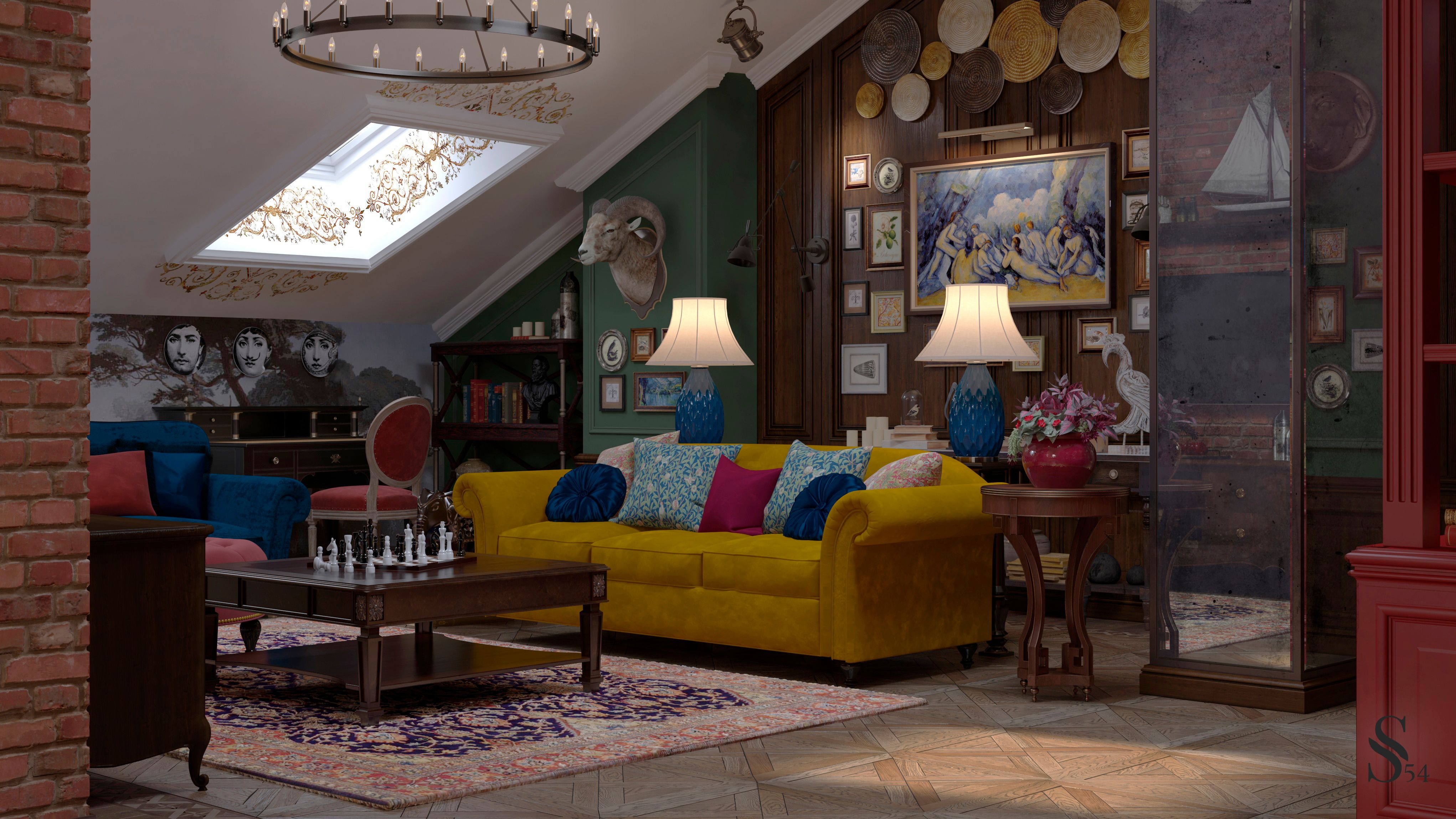 Кирпичные стены как главный элемент декора Кирпичные стены как главный элемент декора