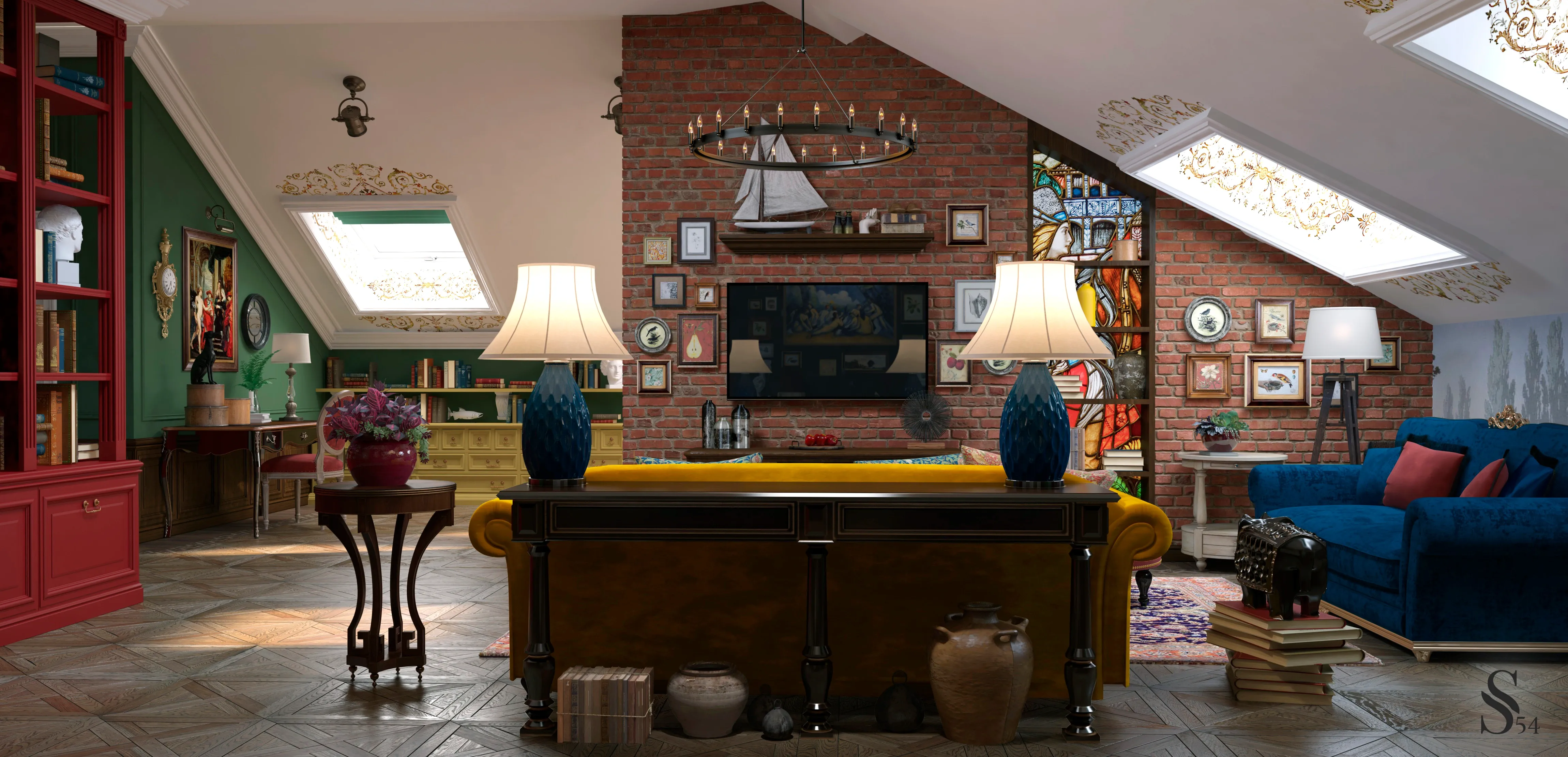 Кирпичные стены как главный элемент декора Кирпичные стены как главный элемент декора