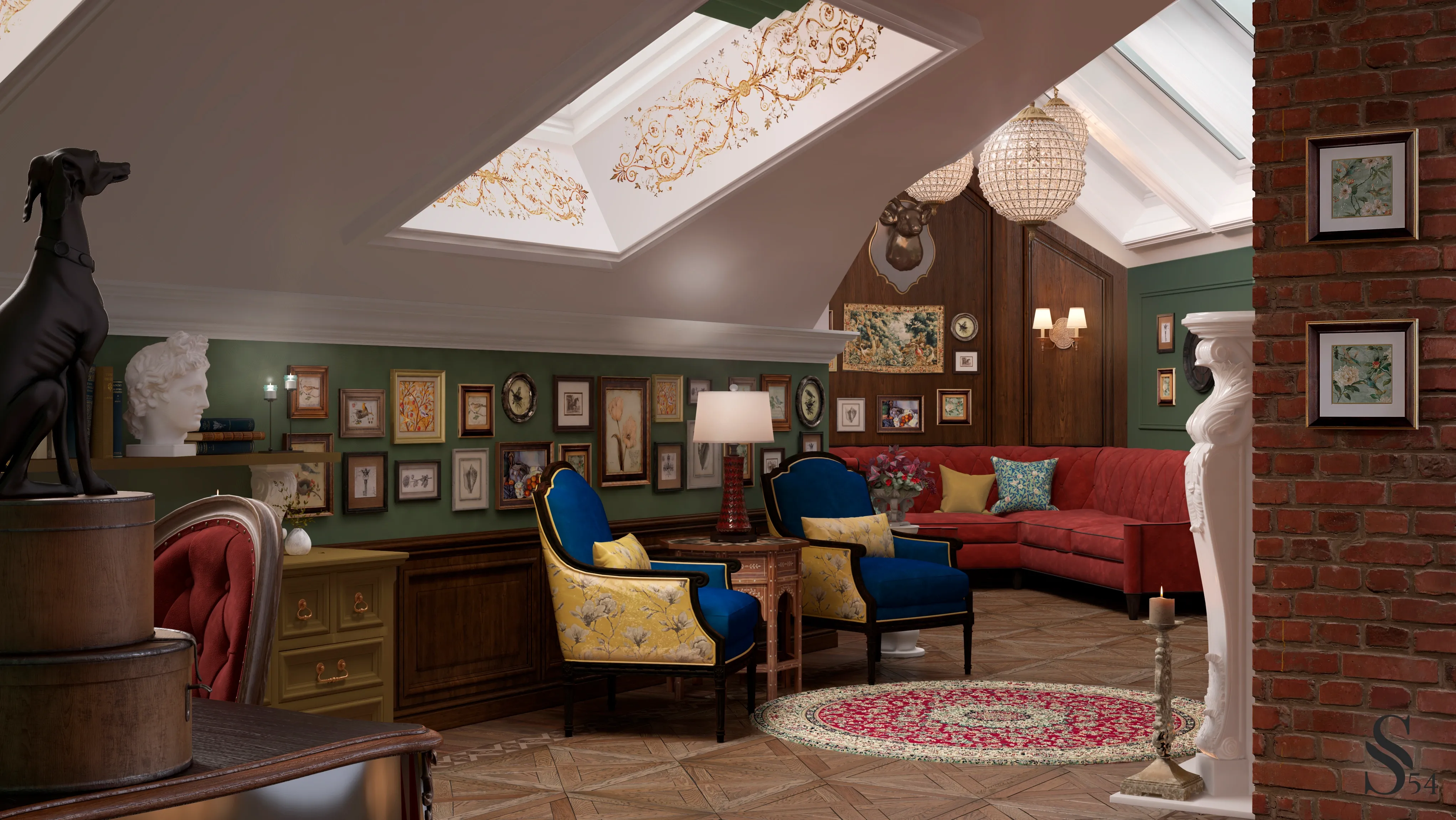 Кирпичные стены как главный элемент декора Кирпичные стены как главный элемент декора