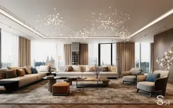 Дизайнерская квартира в светлых тонах с видом на Кремль Дизайнерская квартира в светлых тонах с видом на Кремль