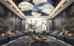 Coastal luxury interiors in Bluewaters, Dubai: tropical chic by Studia 54