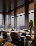 Business class design project for a hotel lobby in Tokyo by Studia 54