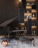 Premium interior of a penthouse in Switzerland by Studia 54
