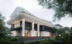 ЭЛИТНЫЙ ПРОЕКТ КОТТЕДЖА В ИНДИИ С САДОМ НА КРЫШЕ