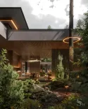 Architectural project of an elite residence in the luxury village by Studia 54