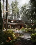 Architectural project of an elite residence in the luxury village by Studia 54
