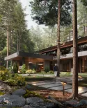 Architectural project of an elite residence in the luxury village by Studia 54
