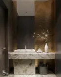 Expensive interior design in the apart-hotel by Studia 54