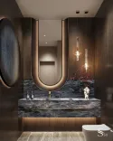 Expensive interior design in the apart-hotel by Studia 54