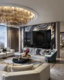 Expensive interior design in the apart-hotel by Studia 54