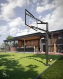 Premium landscape design of a country house with a series of fountains by Studia 54