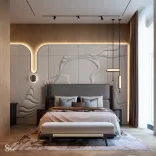 ЖК «Золотой» — премиальный интерьер видовой квартиры в элитном жилом комплексе