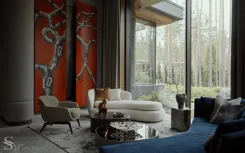 Exclusive interior design in the luxury mansion by Studia 54
