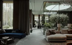 Exclusive interior design in the luxury mansion by Studia 54