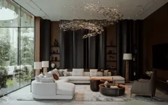 Exclusive interior design in the luxury mansion by Studia 54