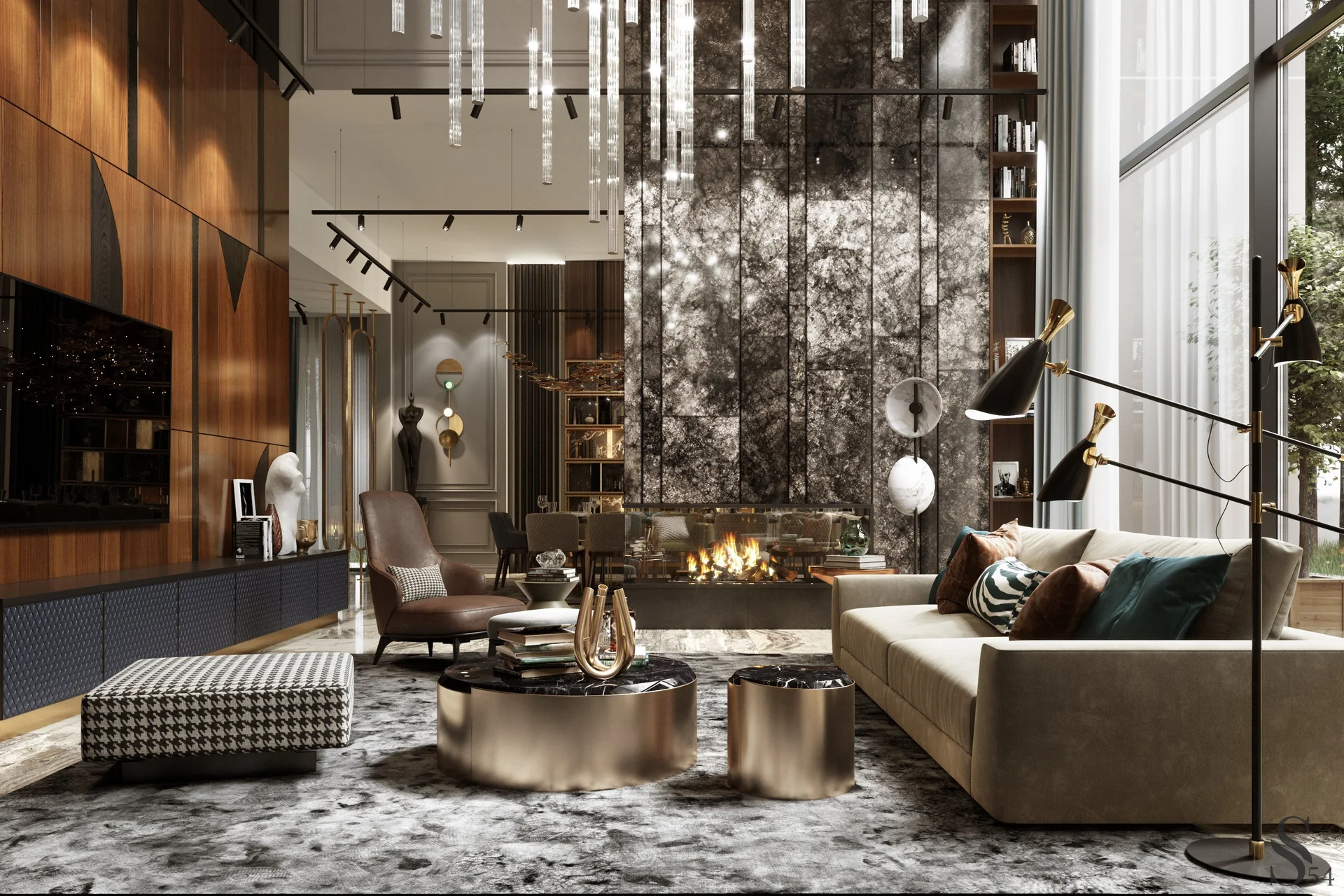 Architectural design of a premium house in Penza by Studia 54