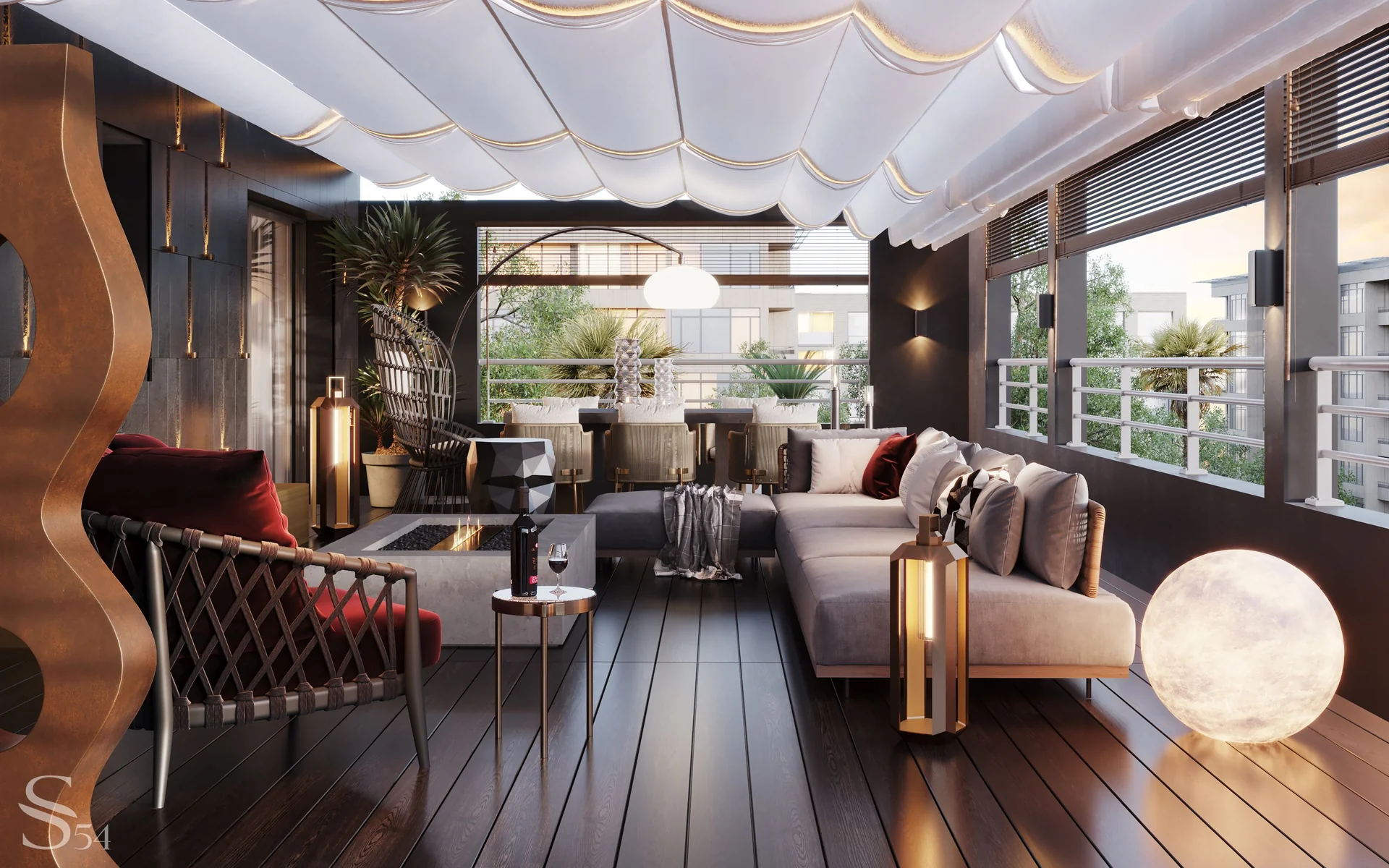Premium apartment design in Nice by Studia 54