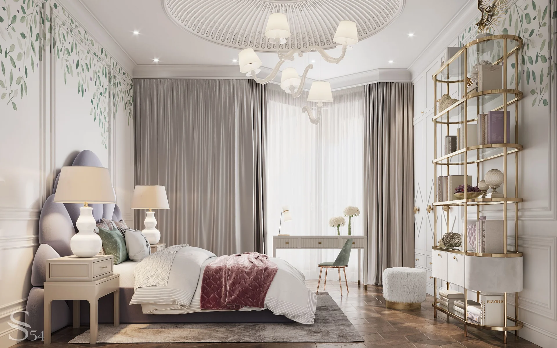Luxury apartment interior by Studia 54 in a premium clubhouse in Moscow Luxury apartment interior by Studia 54 in a premium clubhouse in Moscow