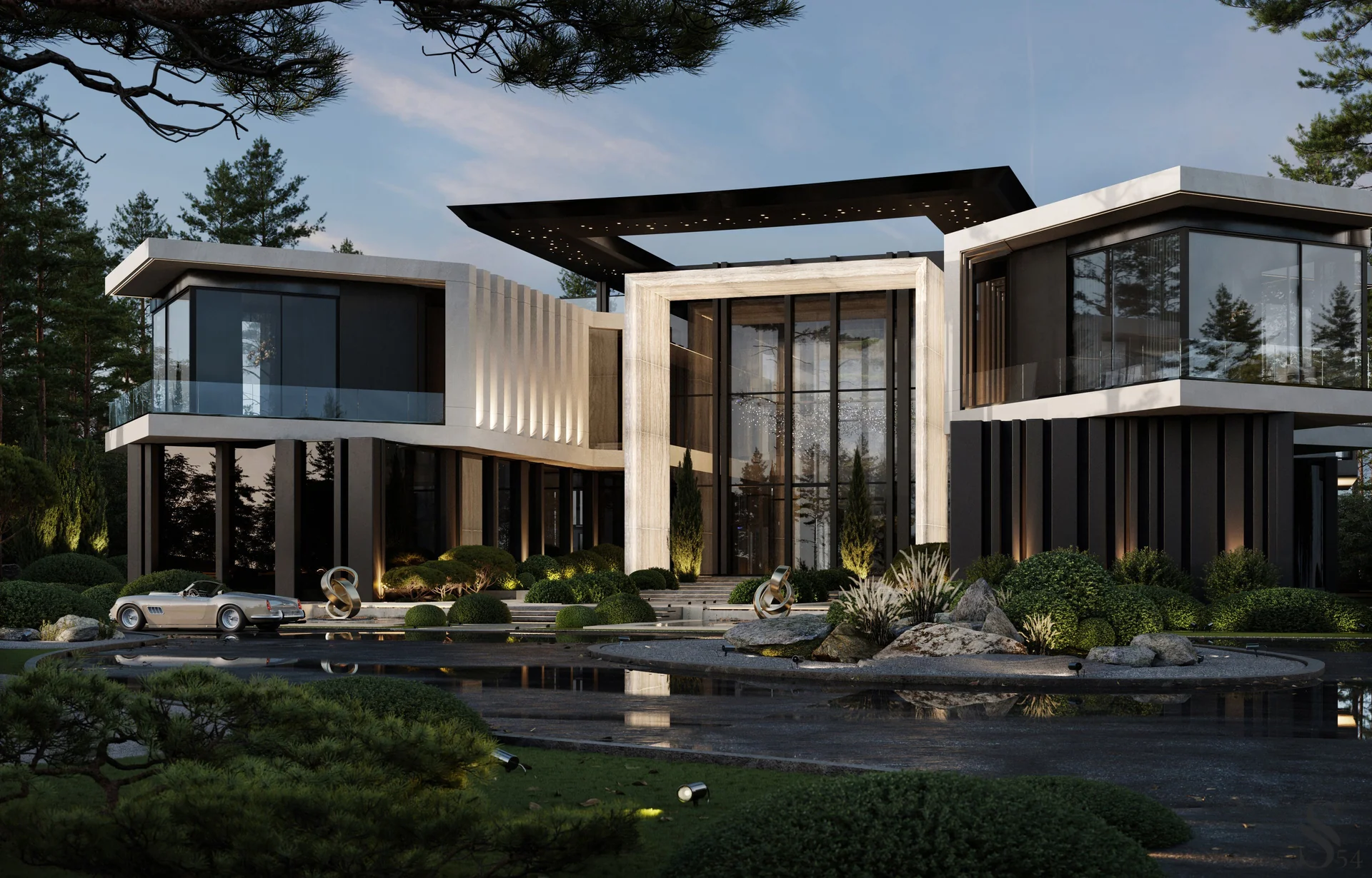 Luxury villa project in modern style in the south of Italy by Studia 54 Luxury villa project in modern style in the south of Italy by Studia 54
