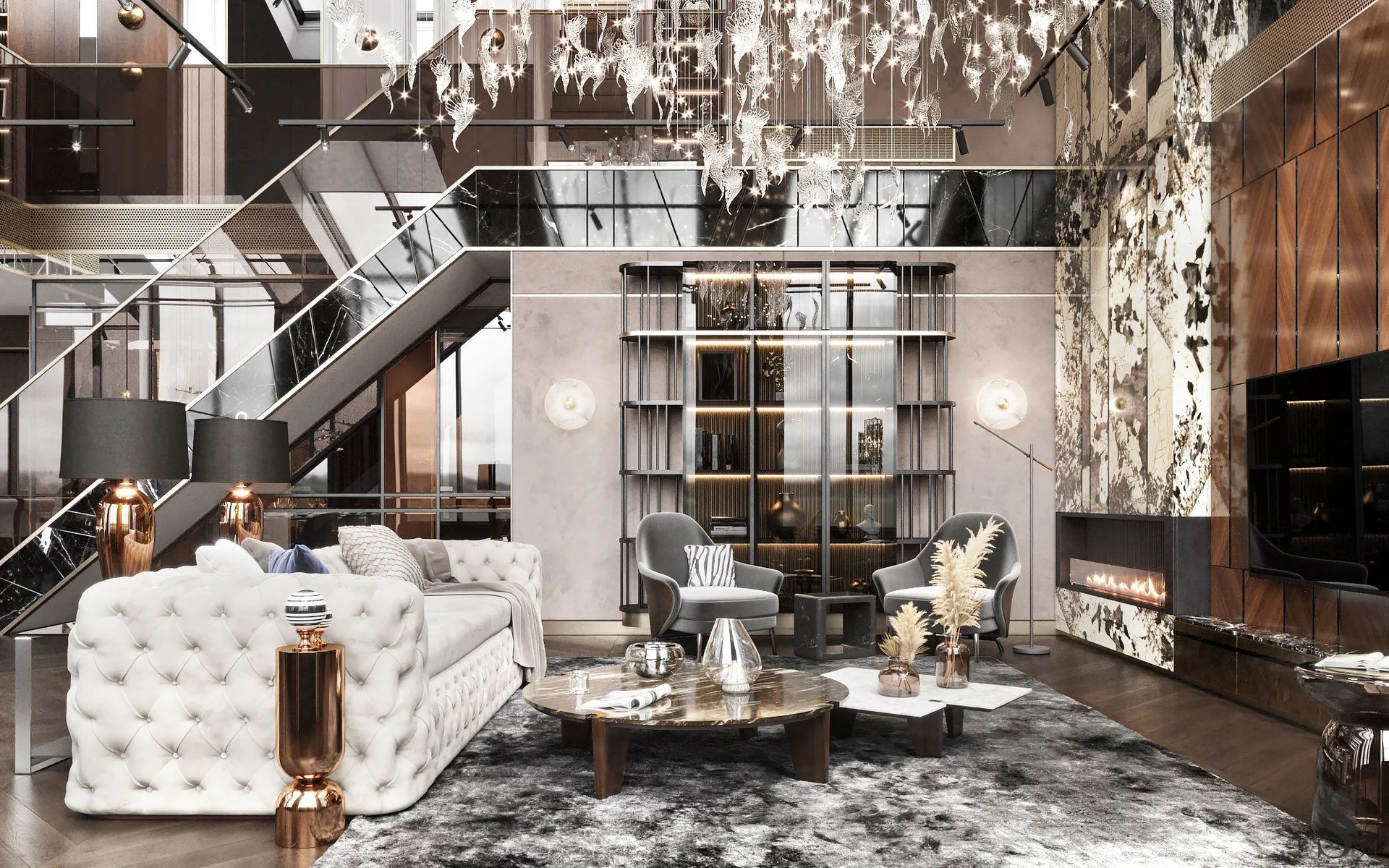 Кресла и журнальный столик Minotti Кресла и журнальный столик Minotti