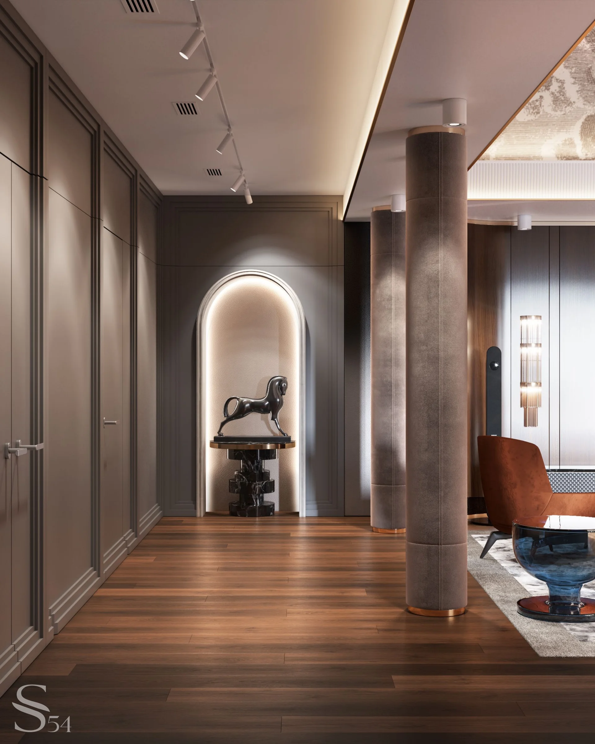 Premium luxury interior in a country house by Studia 54
