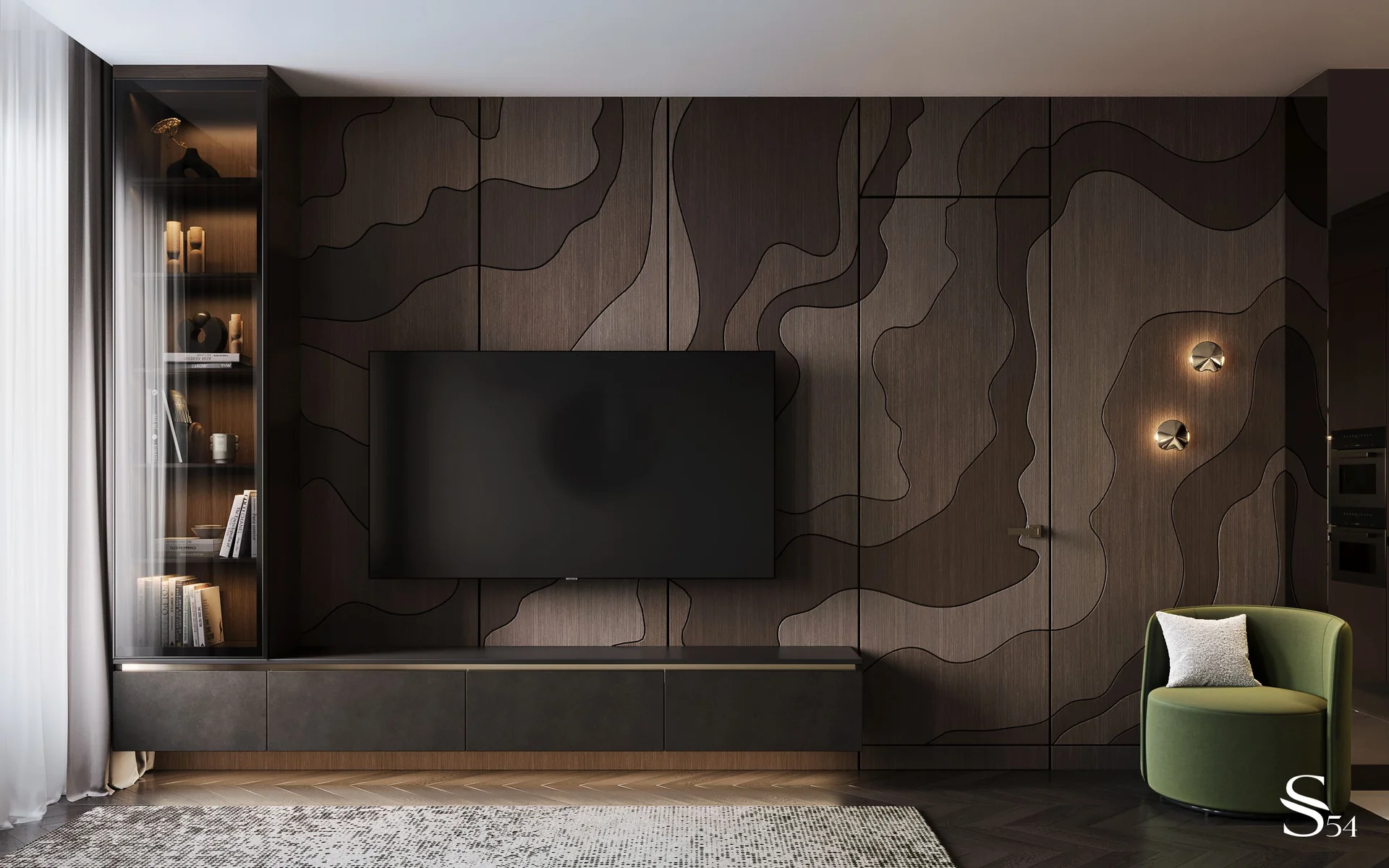 Interior design of an apartment in an elite residential complex by Studia 54 Interior design of an apartment in an elite residential complex by Studia 54
