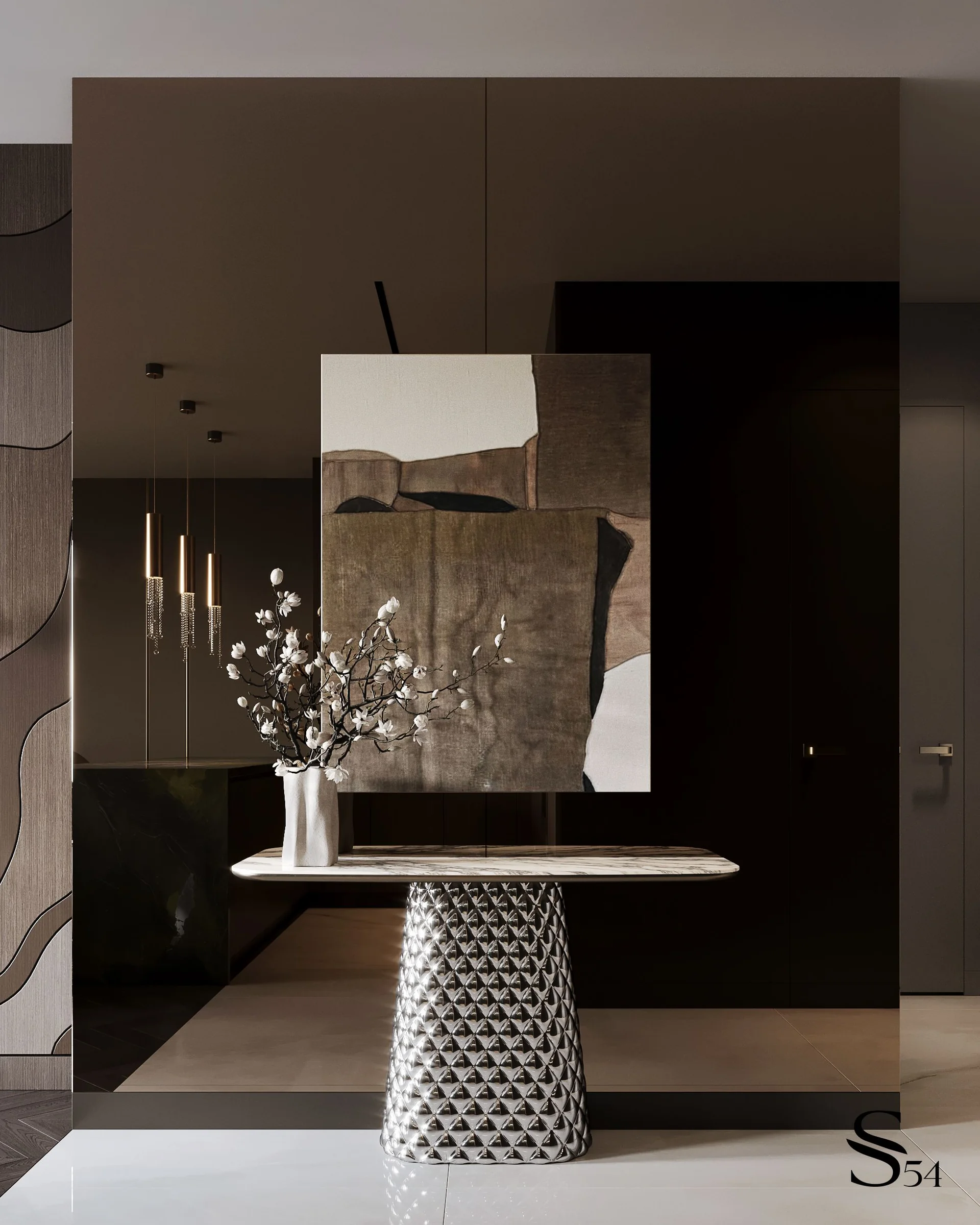 Interior design of an apartment in an elite residential complex by Studia 54 Interior design of an apartment in an elite residential complex by Studia 54