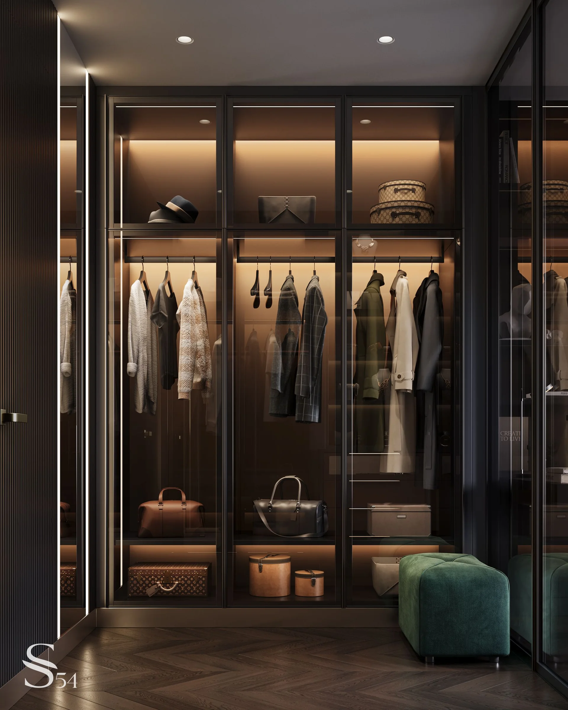 Interior design of an apartment in an elite residential complex by Studia 54 Interior design of an apartment in an elite residential complex by Studia 54