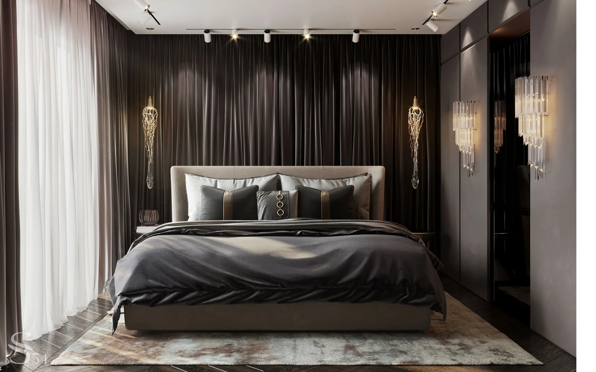 Premium apartment design in Nice by Studia 54