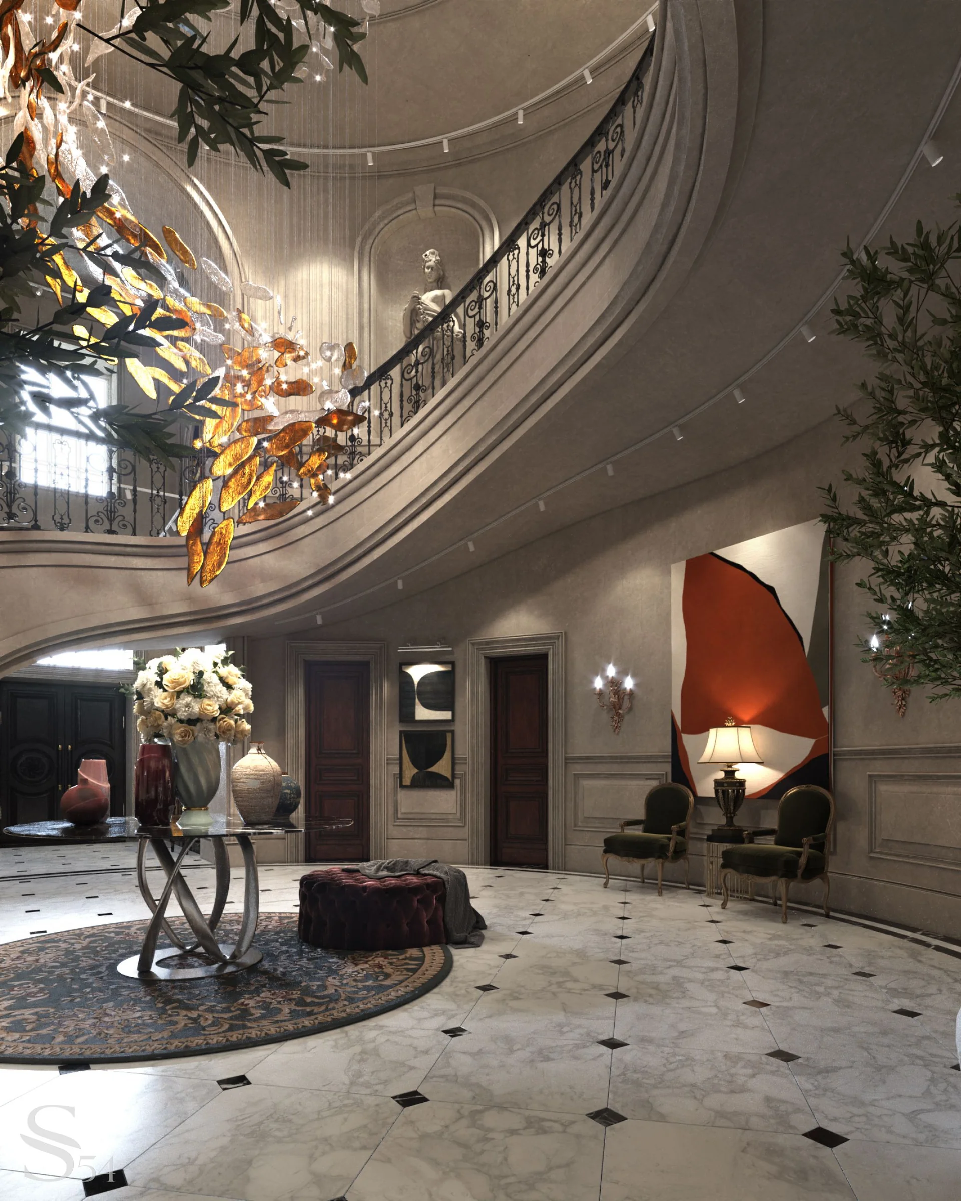 Examining such an interior can be an endless delight