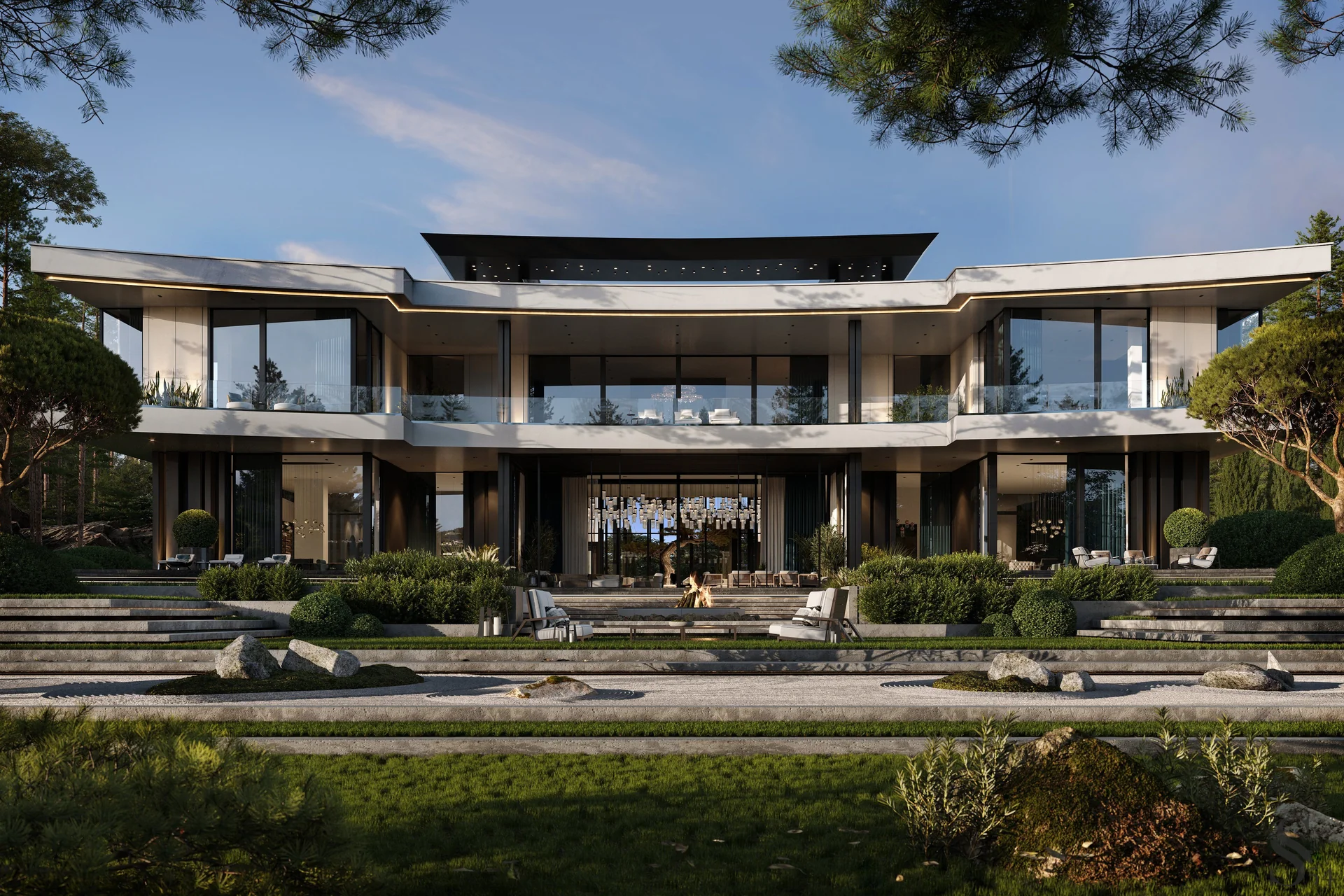 Luxury villa project in modern style in the south of Italy by Studia 54 Luxury villa project in modern style in the south of Italy by Studia 54