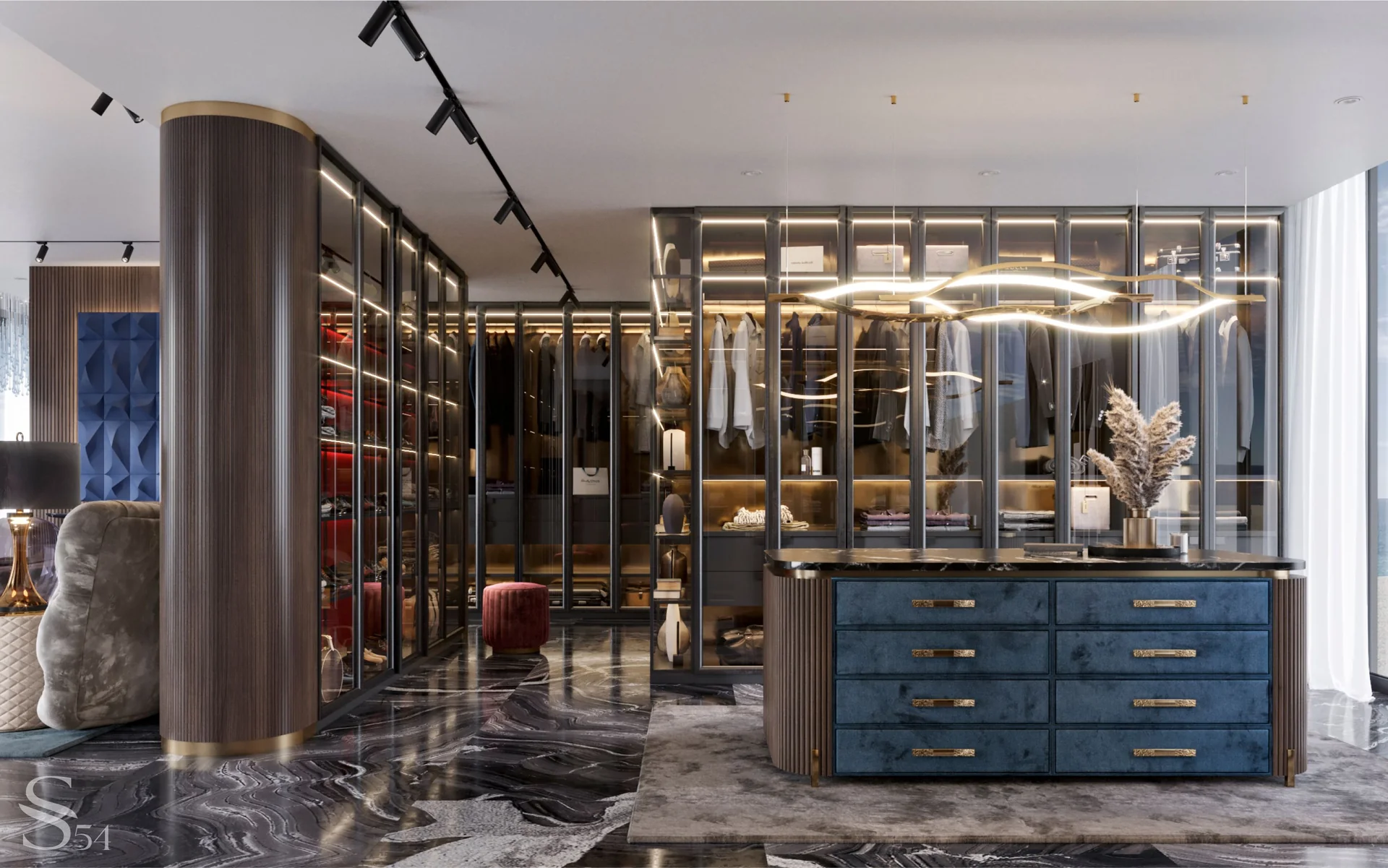Premium turnkey interior design for a mansion villa in Dubai by Studia 54