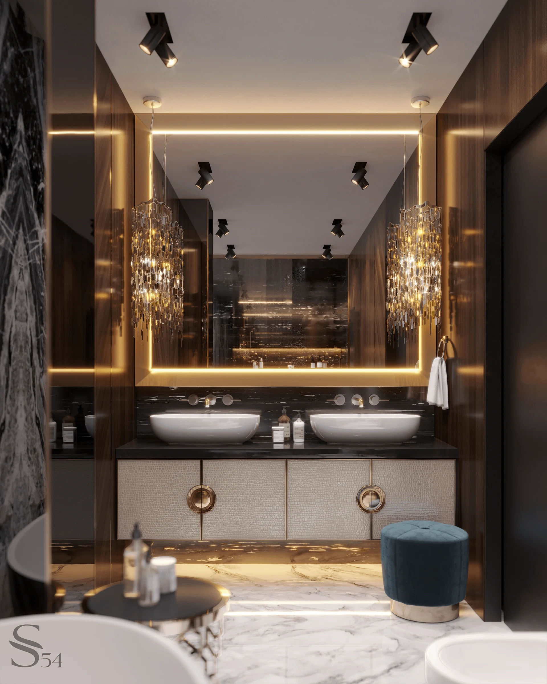 Elegant wall sconces Brand van Egmond