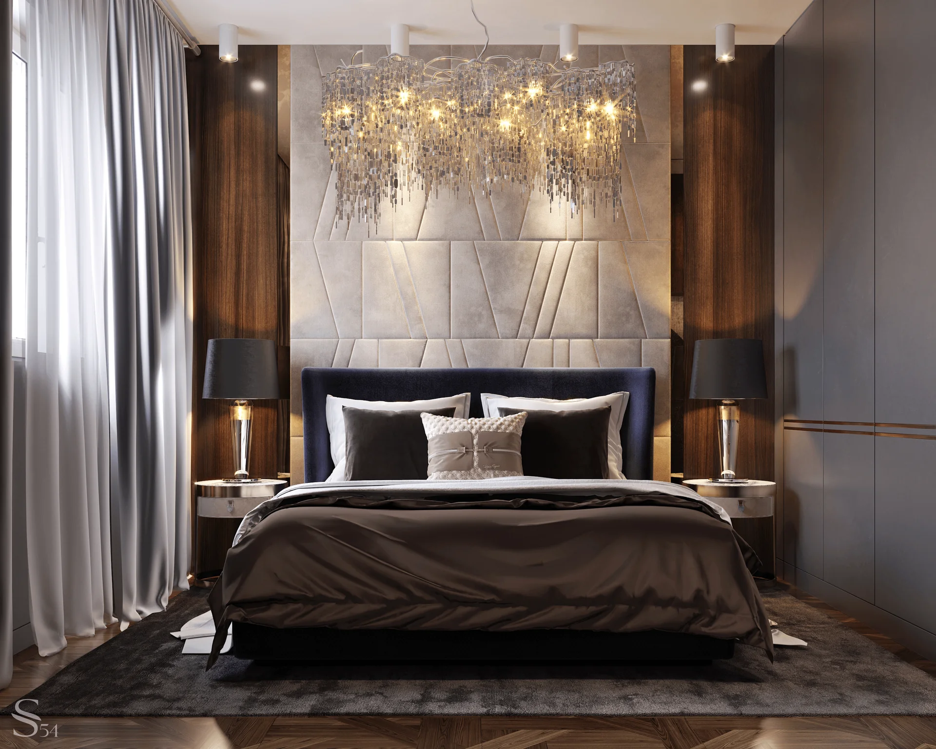 Elegant guest room