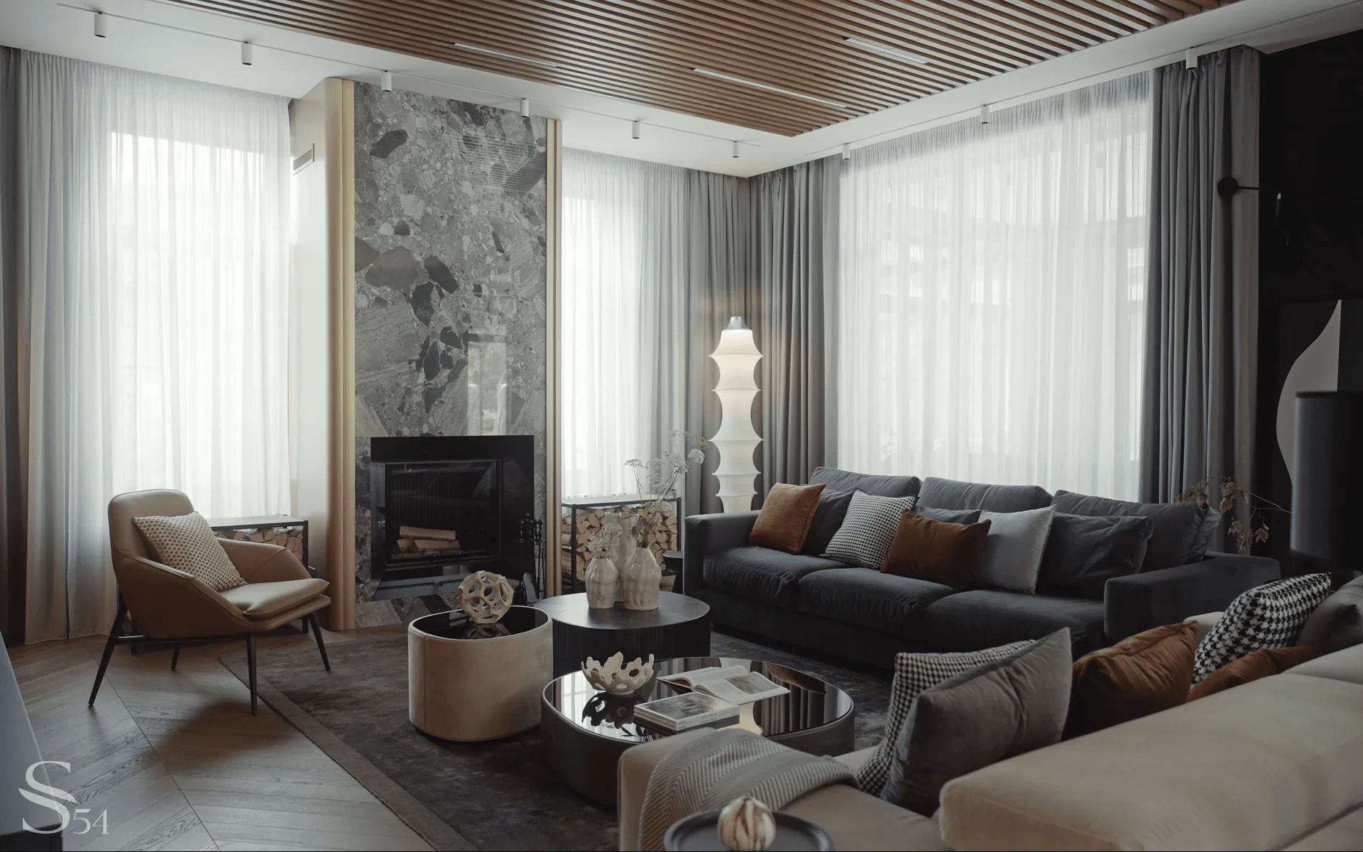 Realized project of a premium class house in Lagry Park by Studia 54