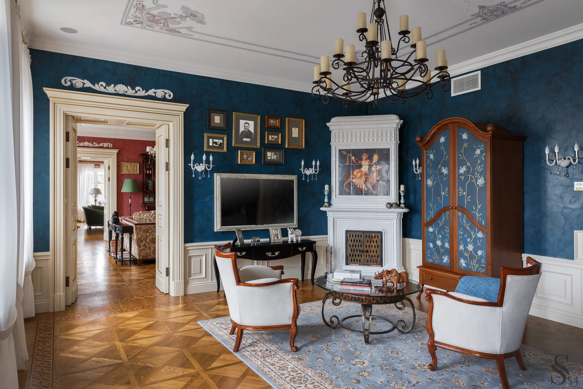 Luxury дизайн интерьера квартиры в центре Санкт-Петербурга от Studia 54
