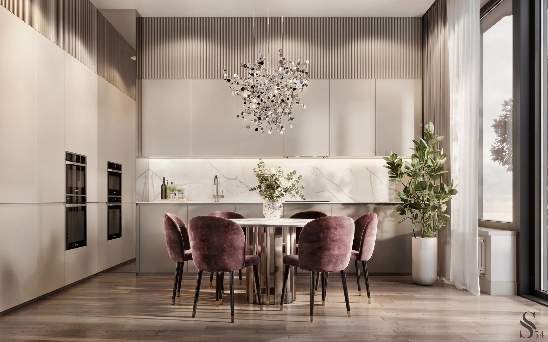 Elite design project for the hotel in Courchevele