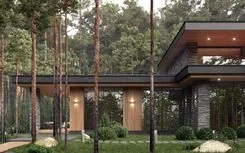 Архитектурное бюро Studia 54: проект виллы в современном стиле