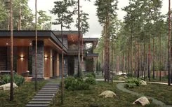 Архитектурное бюро Studia 54: проект виллы в современном стиле