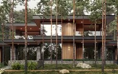 Архитектурное бюро Studia 54: проект виллы в современном стиле