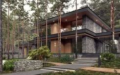 Архитектурное бюро Studia 54: проект виллы в современном стиле