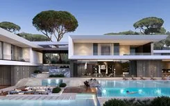 Architectural design of a large luxury villa in Dubai by Studia 54