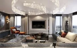 Interior design of luxury apartment by Studia 54
