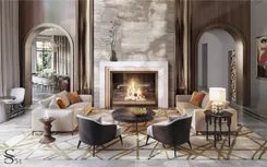 Expensive design project of a mansion in the USA by Studia 54