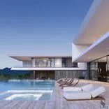 Jacuzzi with hydro jets in the middle of the pool