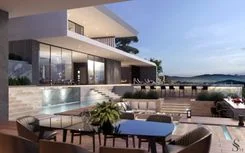 Architectural design of a large luxury villa in Dubai by Studia 54