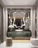 На изображении пуф BonBon в оттенке Vert, FiftyFourms