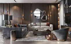 Exclusive design project by Studia 54 for a villa in Croatia
