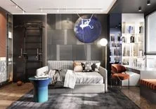 Дизайн интерьера квартиры бизнес класса с террасой от Studia 54