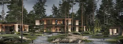 Luxury architectural project of a cottage in Maslovo village by Studia 54